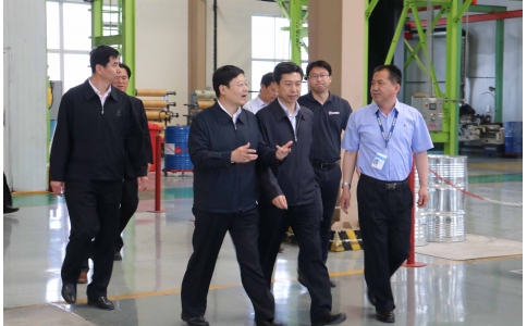 省人大常委会党组副书记王良一行来宝丰公司调研